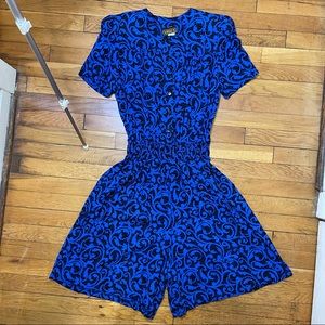 1980s Vintage Romper